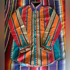 VTG Loneroo By Roper long sleeve button down.